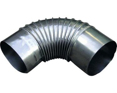 Koleno dymové priemer 125 mm