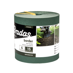 Okraj trávniku  6 m x 15 cm priamy BORDER zelený OBPGR06150