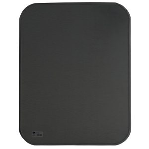 Plech pod kachle 100 x 65 mm čierny