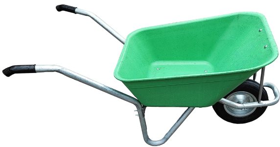 Fúrik záhradný PVC zelený 100 l korba bantam rozložený!