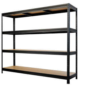 Regál HEAVY RACK čierny