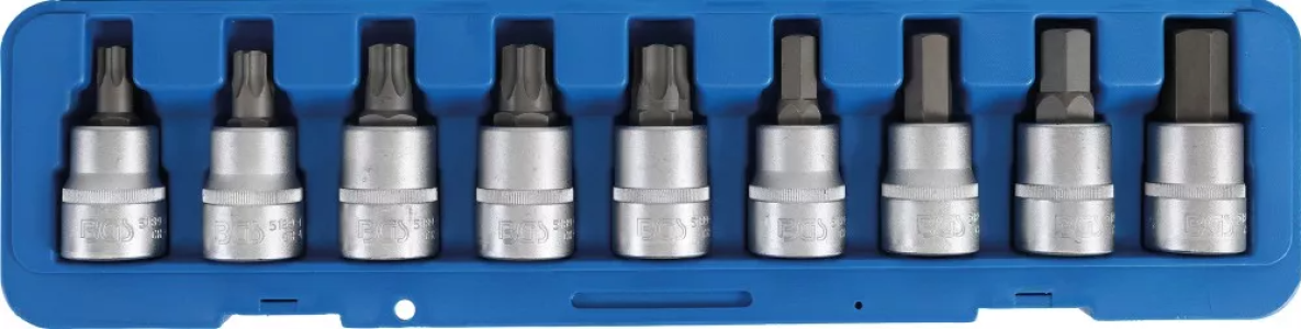 Sada hlavíc 3/4" 20 mm T-profil (pre Torx) 9D 5189 BGS